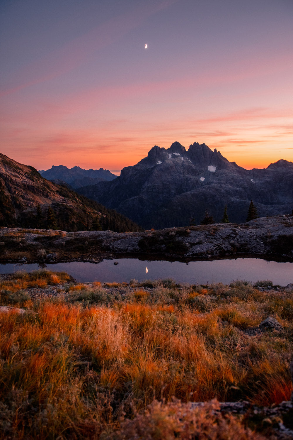 Autumn Moon Reflection