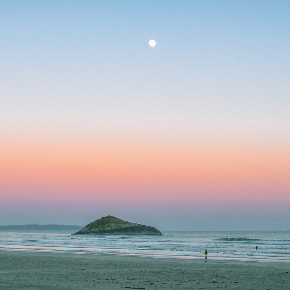 Long Beach, Sunset Moonrise