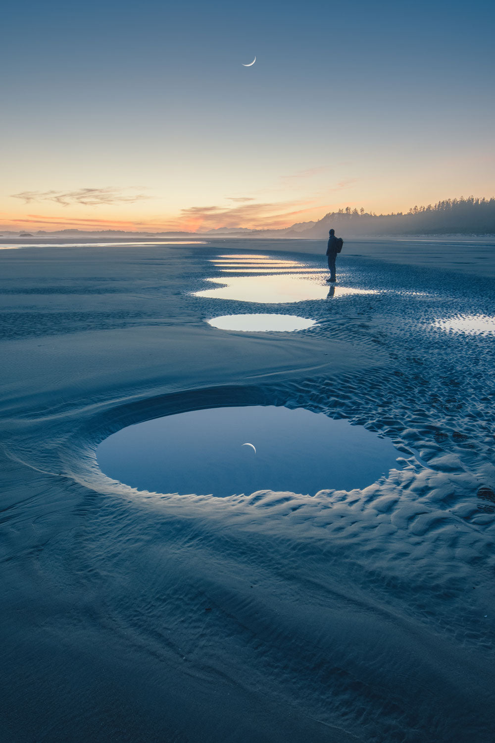 Moon In The Tide Pools