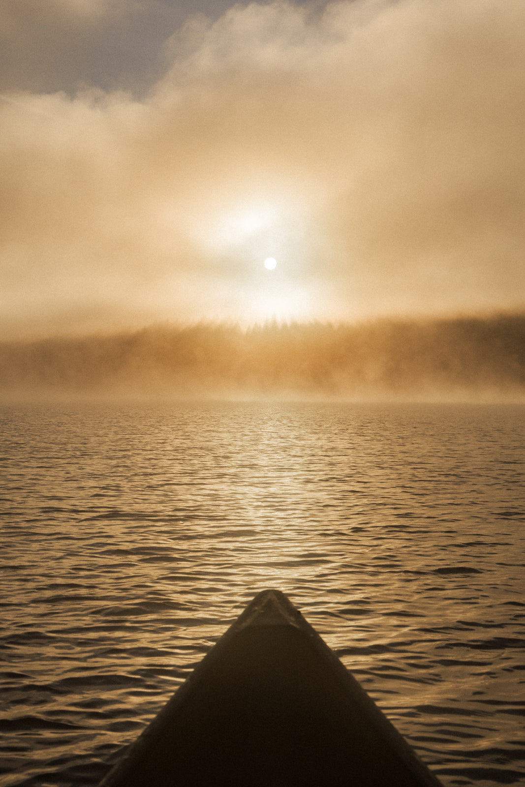 Campbell Lake Sunrise, Sayward Canoe Circuit